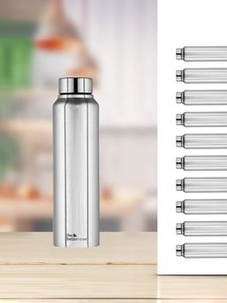 The Better Home - Pack of 10 Simplex 1000ml- Silver Bottle
