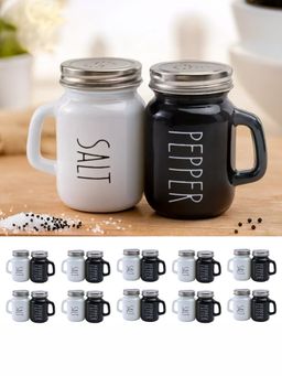 The Better Home - Pack of 20 Salt and Pepper Shaker Glass