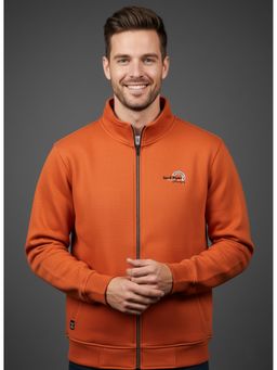 SANDPIPER - Orange High Neck Sweatshirt