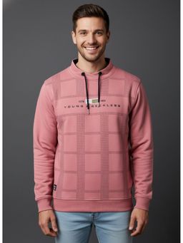 SANDPIPER - Pink High Neck Sweatshirt