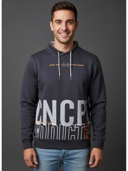 SANDPIPER - Grey High Neck Sweatshirt