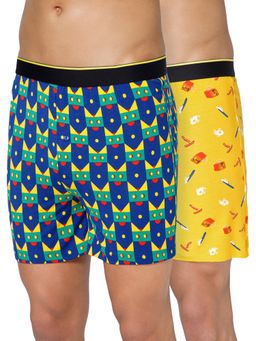 Bummer - Printed Micro Modal Boxers Shorts for Men (Pack of 2)