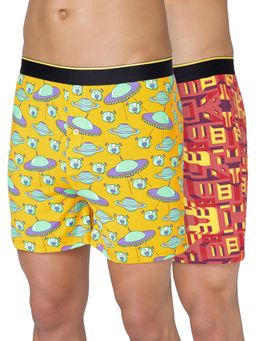 Bummer - Printed Micro Modal Boxers Shorts for Men (Pack of 2)