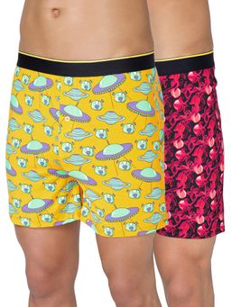 Bummer - Printed Micro Modal Boxers Shorts for Men (Pack of 2)