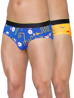Bummer - Men'S Printed Micro Modal Briefs Underwear (Pack of 2)