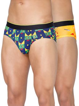 Bummer - Men'S Printed Micro Modal Briefs Underwear (Pack of 2)