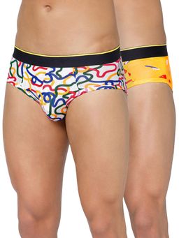 Bummer - Men'S Printed Micro Modal Briefs Underwear (Pack of 2)