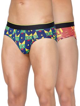 Bummer - Men'S Printed Micro Modal Briefs Underwear (Pack of 2)