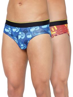 Bummer - Men'S Printed Micro Modal Briefs Underwear (Pack of 2)