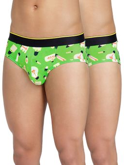 Bummer - Men'S Printed Micro Modal Briefs Underwear (Pack of 2)