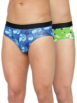 Bummer - Men'S Printed Micro Modal Briefs Underwear (Pack of 2)