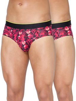 Bummer - Men'S Printed Micro Modal Briefs Underwear (Pack of 2)