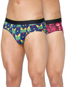 Bummer - Men'S Printed Micro Modal Briefs Underwear (Pack of 2)