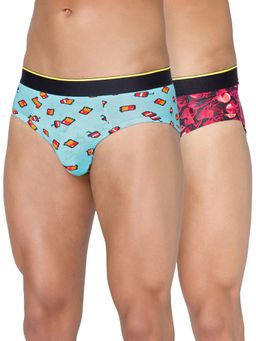 Bummer - Men'S Printed Micro Modal Briefs Underwear (Pack of 2)