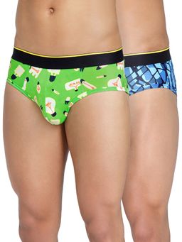 Bummer - Men'S Printed Micro Modal Briefs Underwear (Pack of 2)