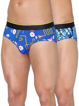 Bummer - Men'S Printed Micro Modal Briefs Underwear (Pack of 2)