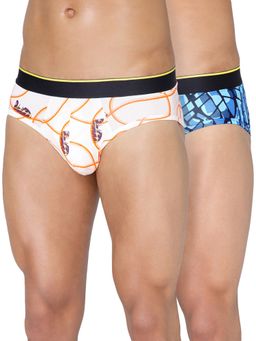 Bummer - Men'S Printed Micro Modal Briefs Underwear (Pack of 2)