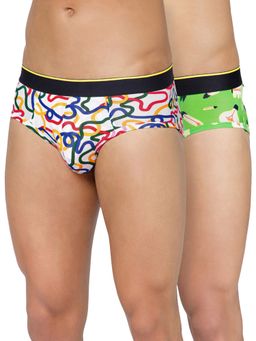 Bummer - Men'S Printed Micro Modal Briefs Underwear (Pack of 2)