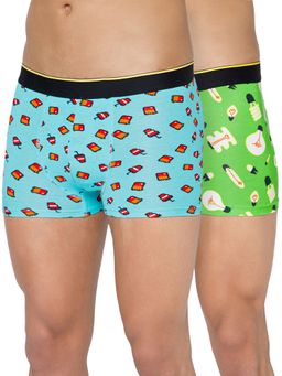 Bummer - Printed Micro Modal Trunks Underwear for Men (Pack of 2)