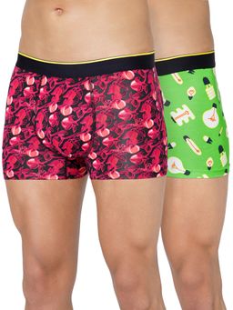 Bummer - Printed Micro Modal Trunks Underwear for Men (Pack of 2)