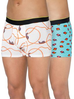 Bummer - Printed Micro Modal Trunks Underwear for Men (Pack of 2)