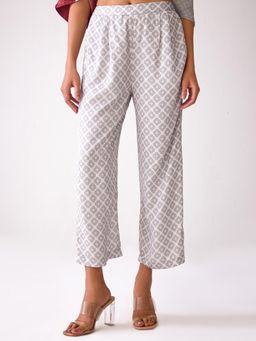 Ancestry - Ikigai Grey Printed Pant