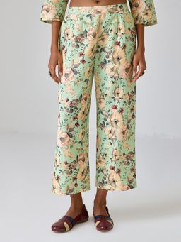 Ancestry - Linen Floral Printed Pants