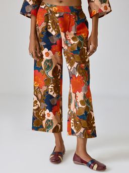 Ancestry - Linen Floral Printed Pants