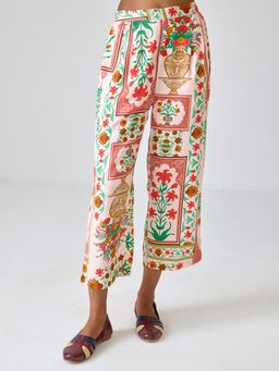 Ancestry - Printed Straight Pants