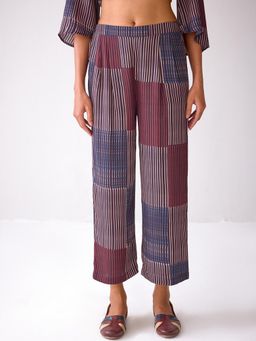 Ancestry - Black Geometric Print Pants