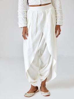 Ancestry - White Solid Dhoti