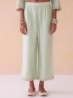 Ancestry - Noor Sage Green Straight Pants