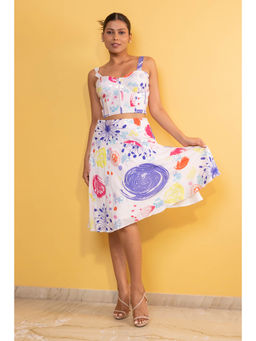 GAGAN VOHRA - Bubble Coral Co-Ord Set - White