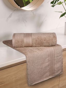 MYTRIDENT - Beige Soft Comfort Air Rich Towel (Pack Of 2)