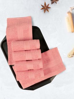 MYTRIDENT - Coral Soft Comfort Air Rich Towel (Pack Of 6)