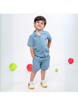 ZACH & KIKI - Jake the Explorer Blue Shirt