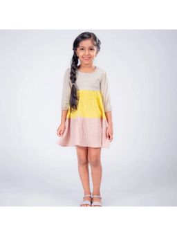 ZACH & KIKI - Alice Tiered Multi-Color Dress