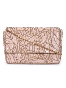 Accessorize London - Sequin Floral Clutch Bag