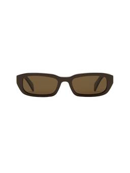 Banbe - Sophia Women's Acetate Rectangle Sunglasses Dark Chocolate