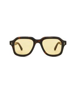 Chimi - Kai Women's UV Protection Acetate Square Sunglasses Deep Tortoise
