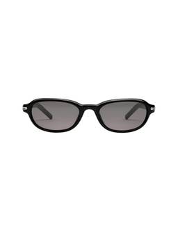 Chimi - Women's Acetate Oval Sunglasses Black