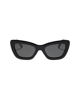 DIFF EYEWEAR - Women's Polarised Acetate Cat Eye Sunglasses Black & Grey