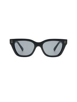 AIRE - Nightglow Women's Acetate Full Rim Cat Eye Sunglasses Black