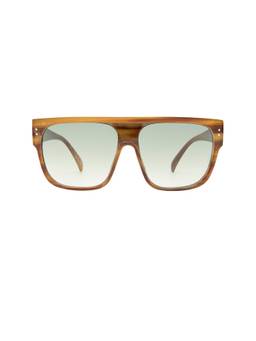 AIRE - Starwake Women's Gradient Square Sunglasses Chocolate Haze