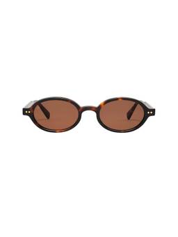 Jimmy Fairly - Women's UV Protection Acetate Round Sunglasses Dark Tortoise