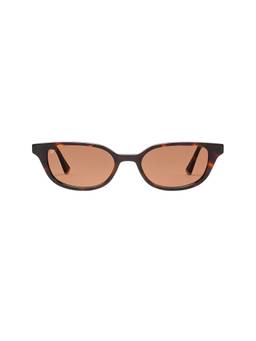 Jimmy Fairly - Women's UV Protection Acetate Rectangle Sunglasses Dark Tortoise