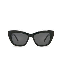 Le Specs - Polarized Women's UV Protection Cat Eye Sunglasses Black