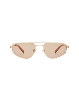 Luv Lou - Dakota Women's Acetate Full Rim Sunglasses Gloss Beige