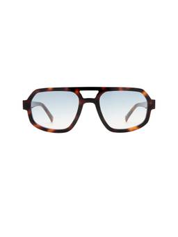 Luv Lou - Banks Women's Gradient Acetate Square Sunglasses Tortoise
