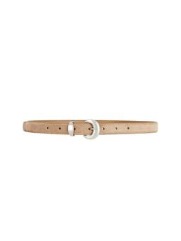 Madewell - Lucie Women's Adjustable Suede Belt Walnut Shell Suede